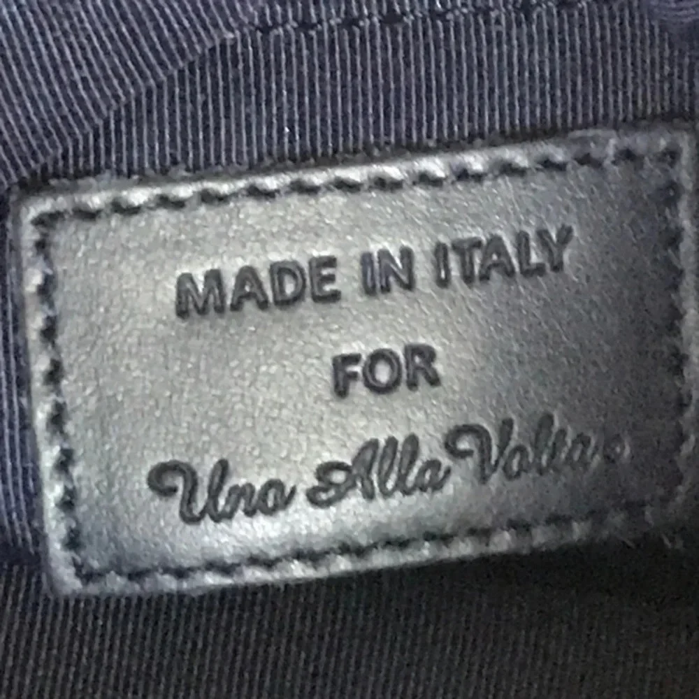 UNA ALLÁ VALTA leather wallet made‎ in ITALY​​​​